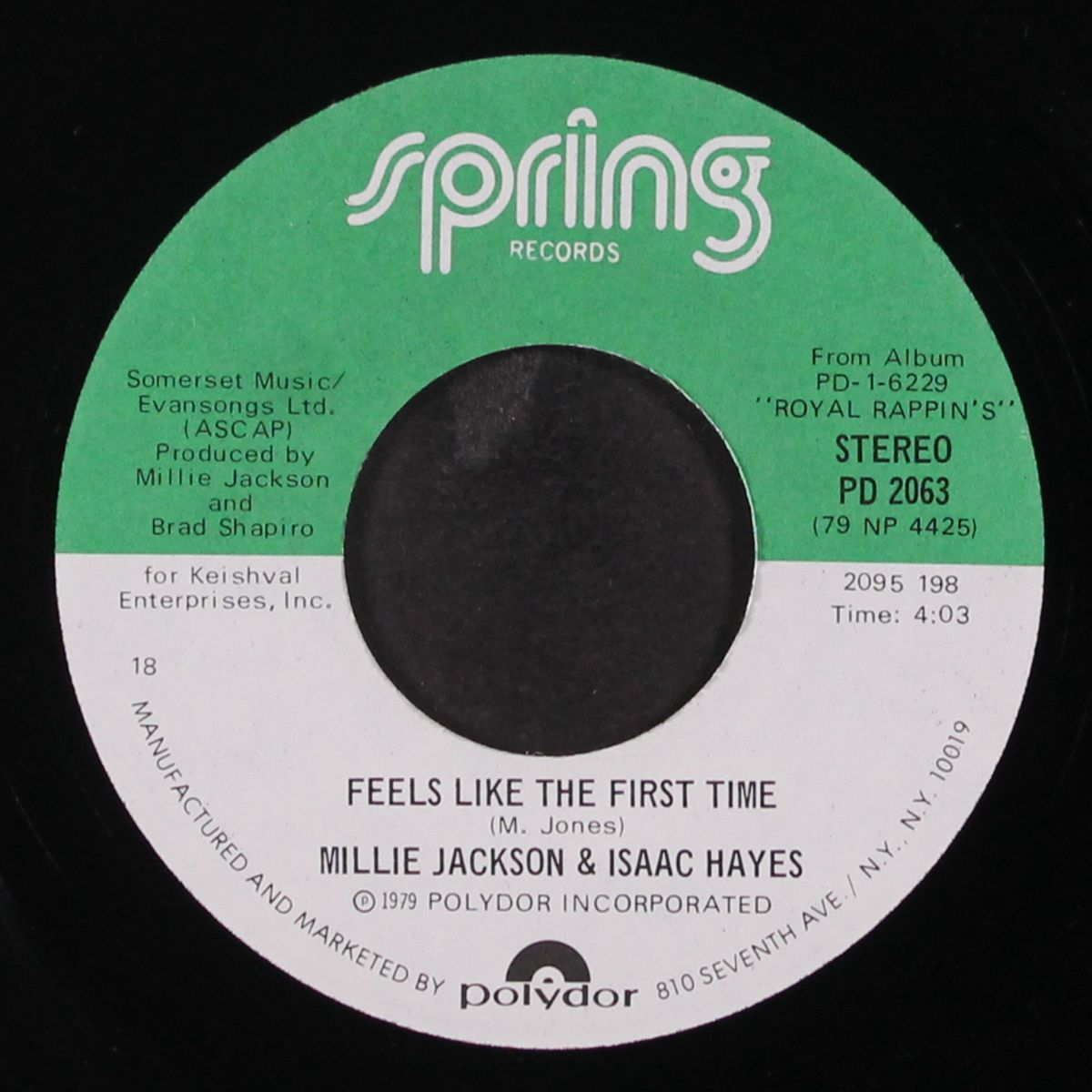 you never cross my mind / feels like the first time by MILLIE JACKSON & ISAAC HAYES