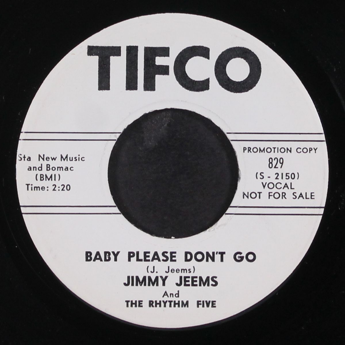 i tried / baby please don't go by JIMMY JEEMS / HOWARD BOONE