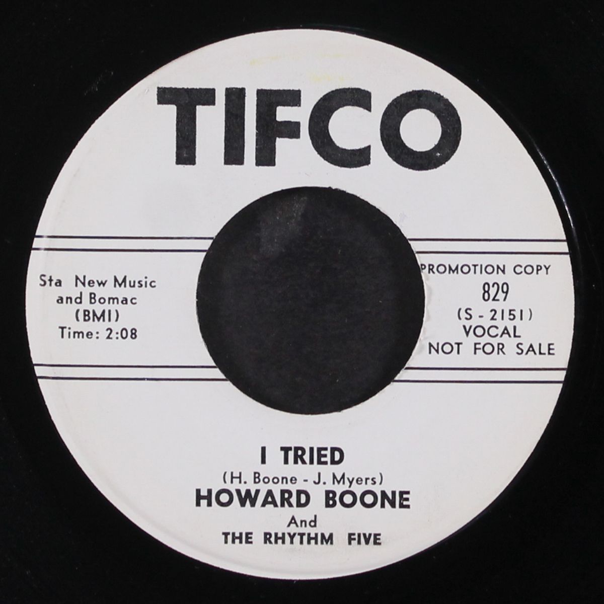 i tried / baby please don't go by JIMMY JEEMS / HOWARD BOONE