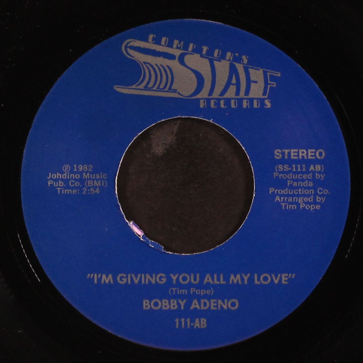 spread a little love / i'm giving you all my love by BOBBY ADENO