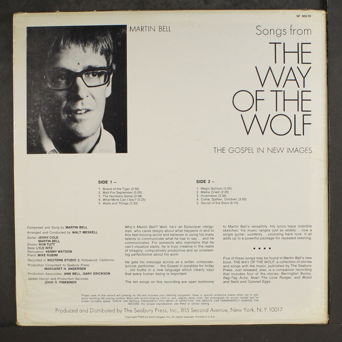 the way of the wolf - the gospel in new images by MARTIN BELL