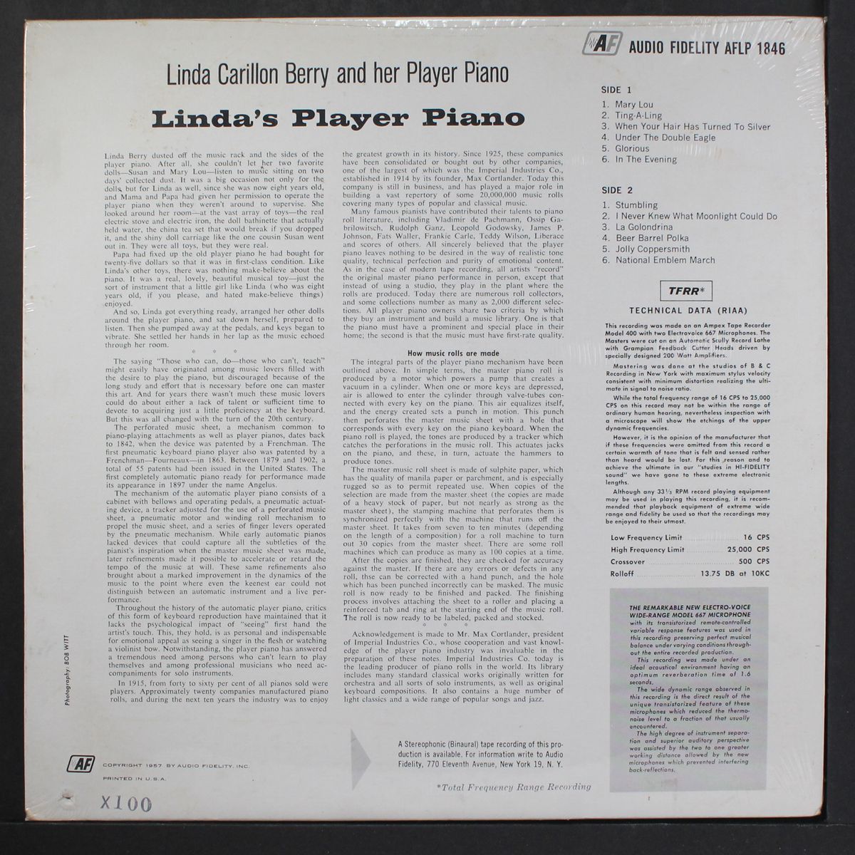 linda's player piano by LINDA CARILLON BERRY