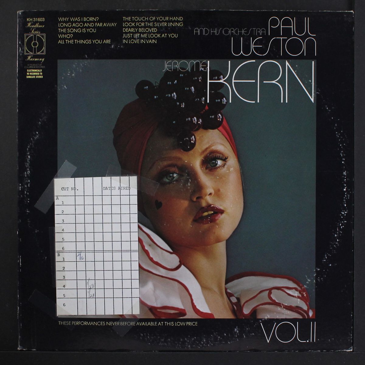 jerome kern, vol. 2 by PAUL WESTON