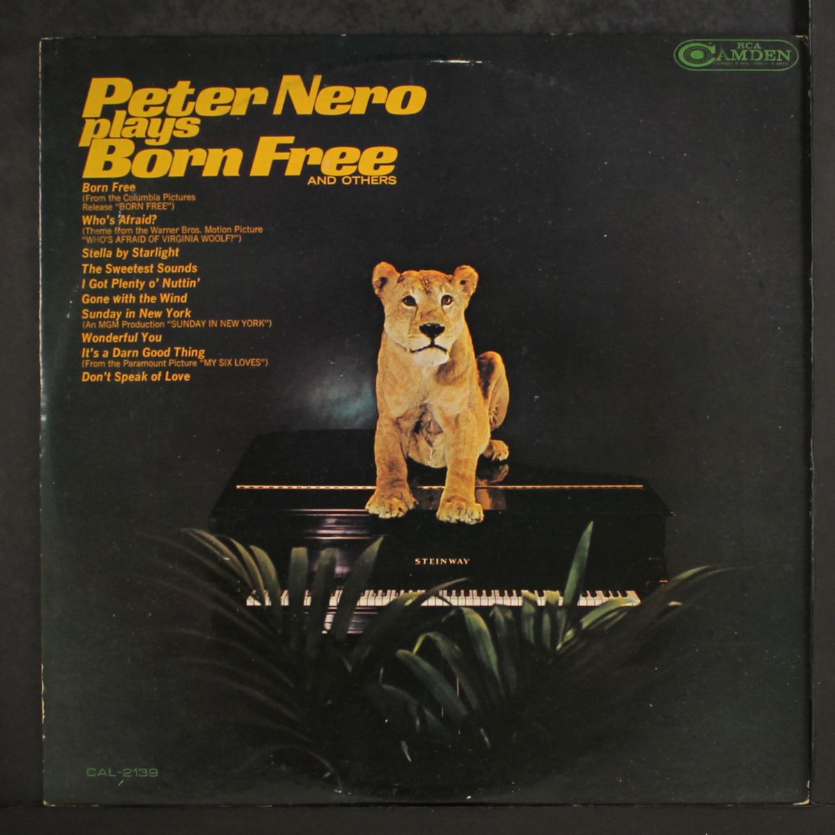 plays born free by PETER NERO