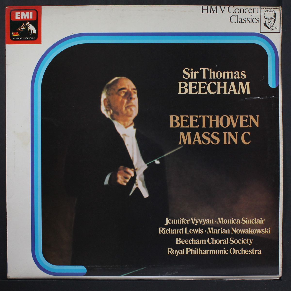 beethoven: mass in c by SIR THOMAS BEECHAM