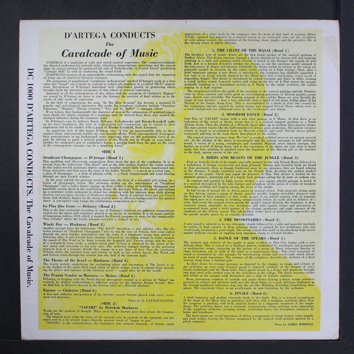 the cavalcade of music by D'ARTEGA