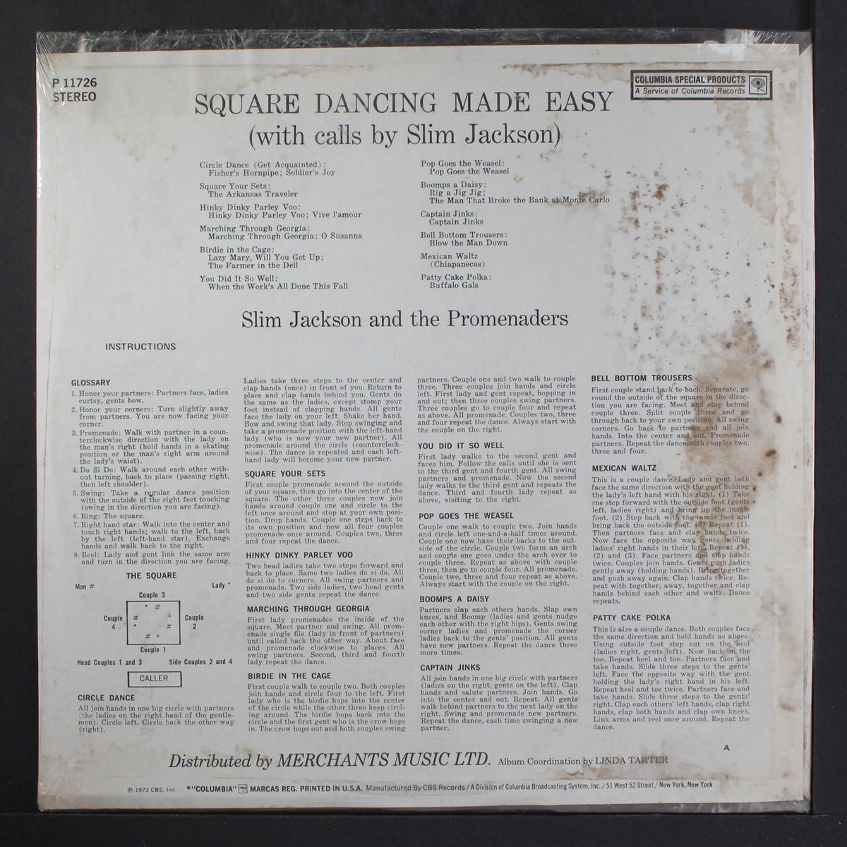 square dancing made easy by SLIM JACKSON
