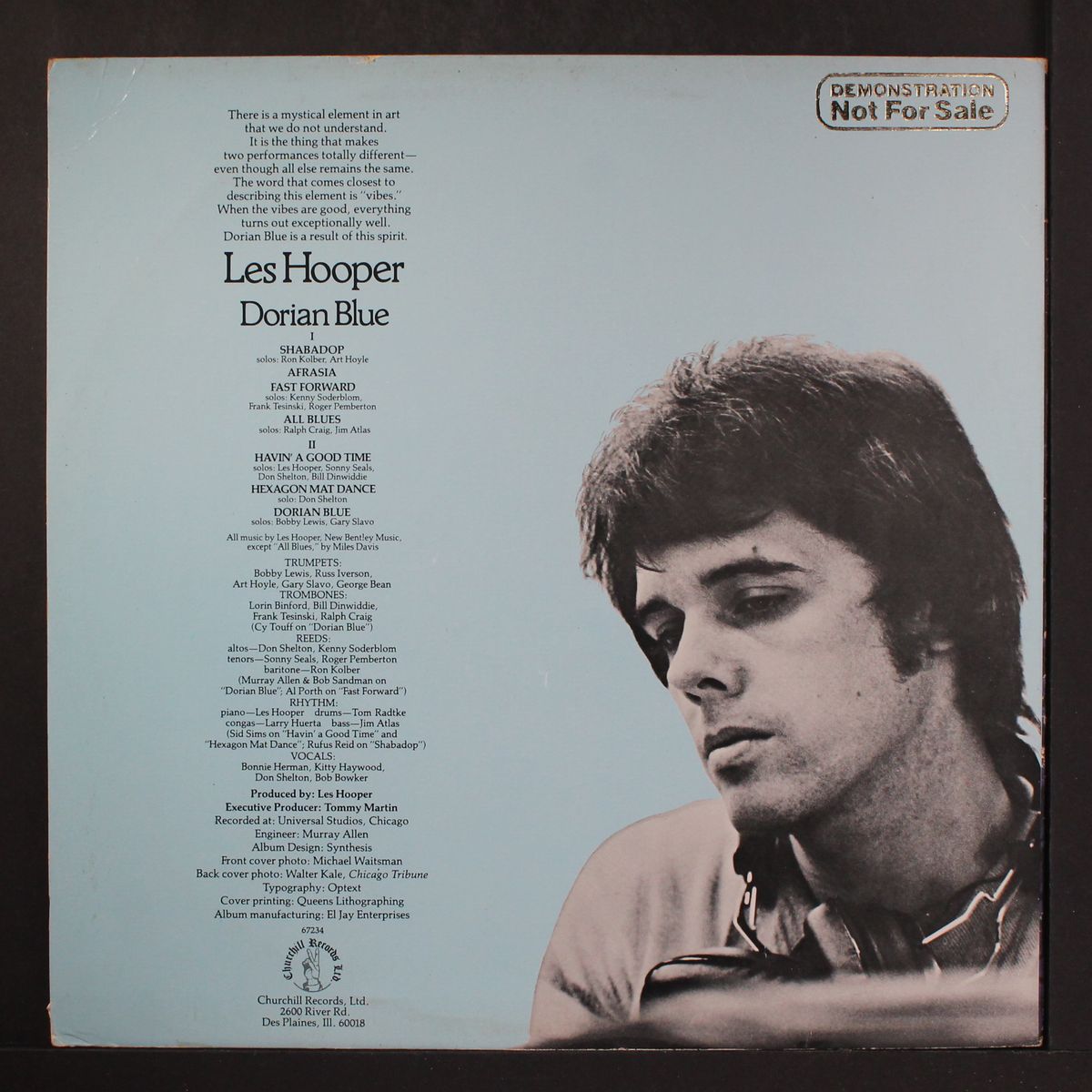 dorian blue by LES HOOPER
