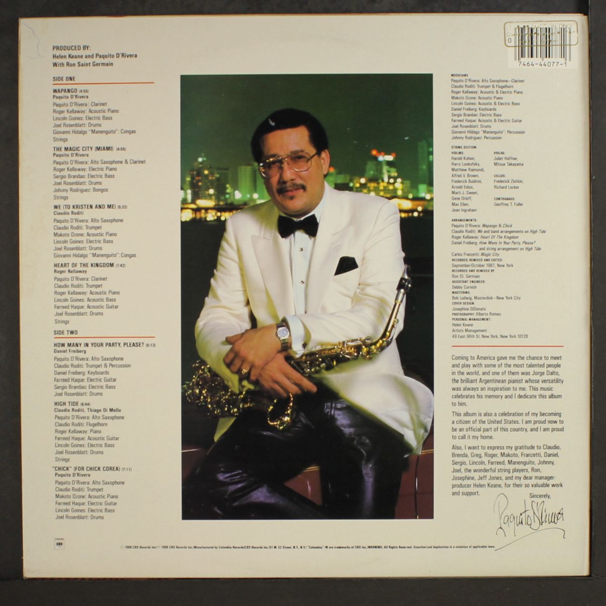 celebration by PAQUITO D'RIVERA