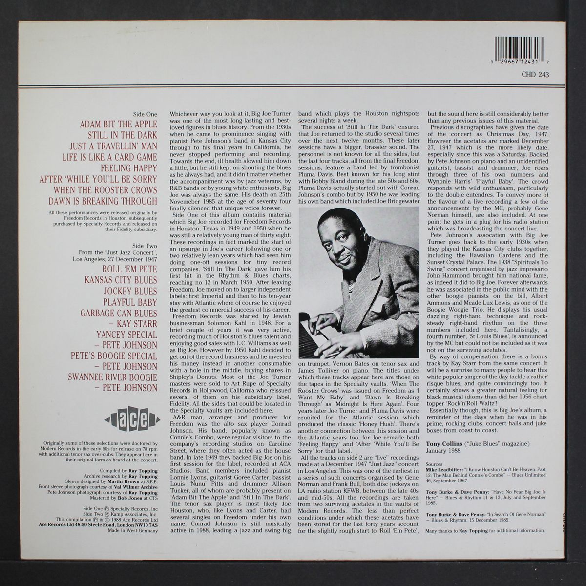 steppin' out by BIG JOE TURNER
