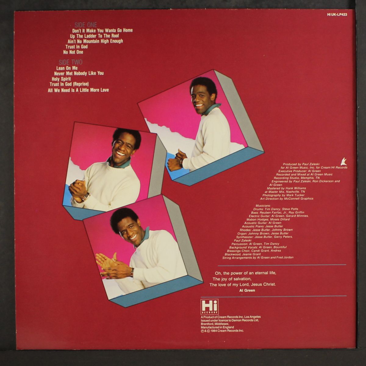 trust in god by AL GREEN