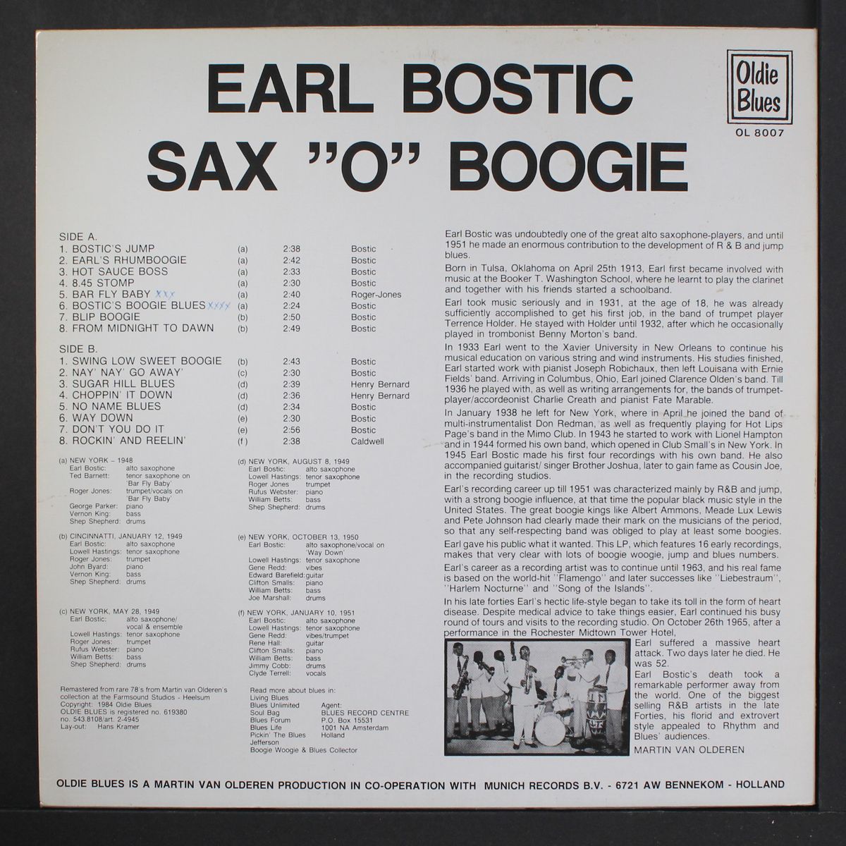 sax o boogie by EARL BOSTIC