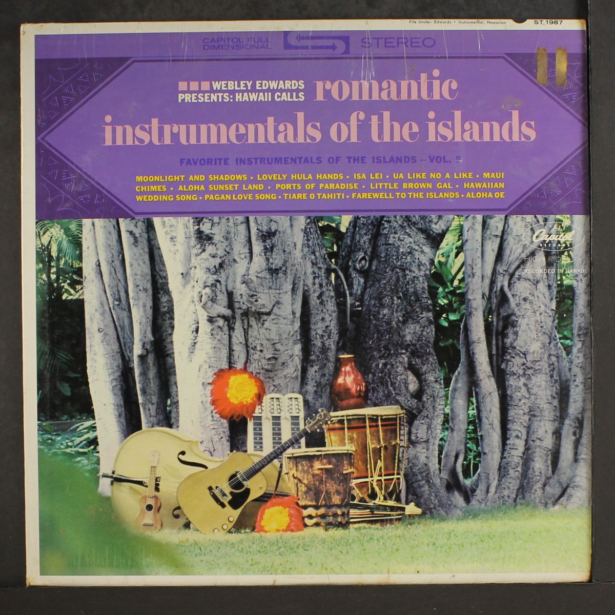 romantic instrumentals of the islands by WEBLEY EDWARDS
