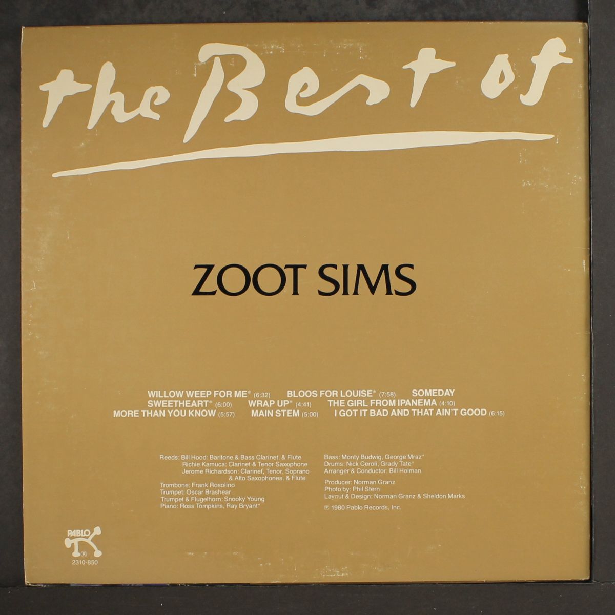 the best of by ZOOT SIMS