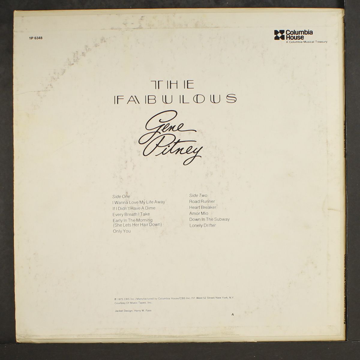 the fabulous by GENE PITNEY