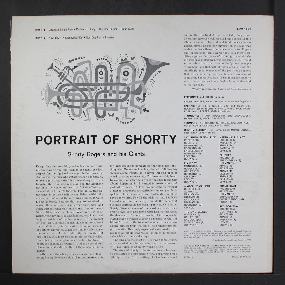 portrait of shorty by SHORTY ROGERS