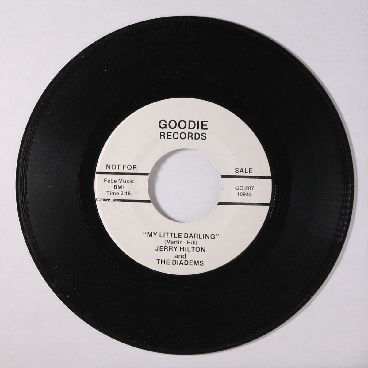my little darling / dancing on moonbeams by JERRY HILTON & DIADEMS