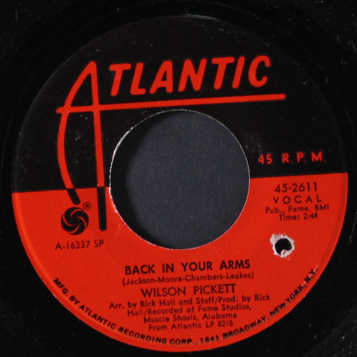 back in your arms / mini-skirt minnie by WILSON PICKETT