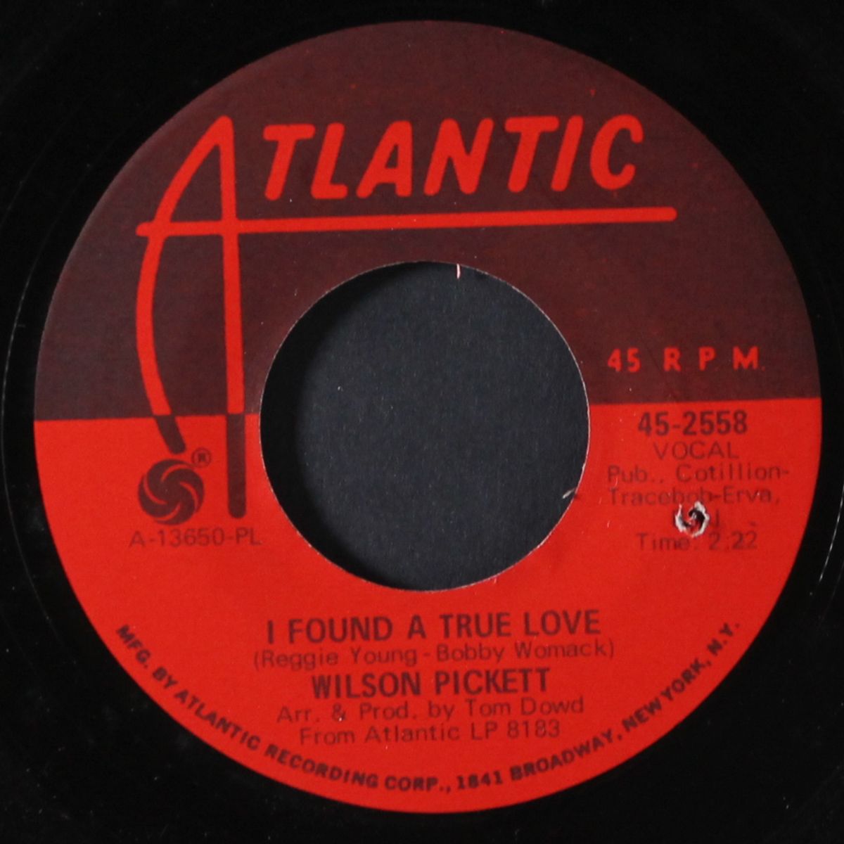 i found a true love / for better or worse by WILSON PICKETT