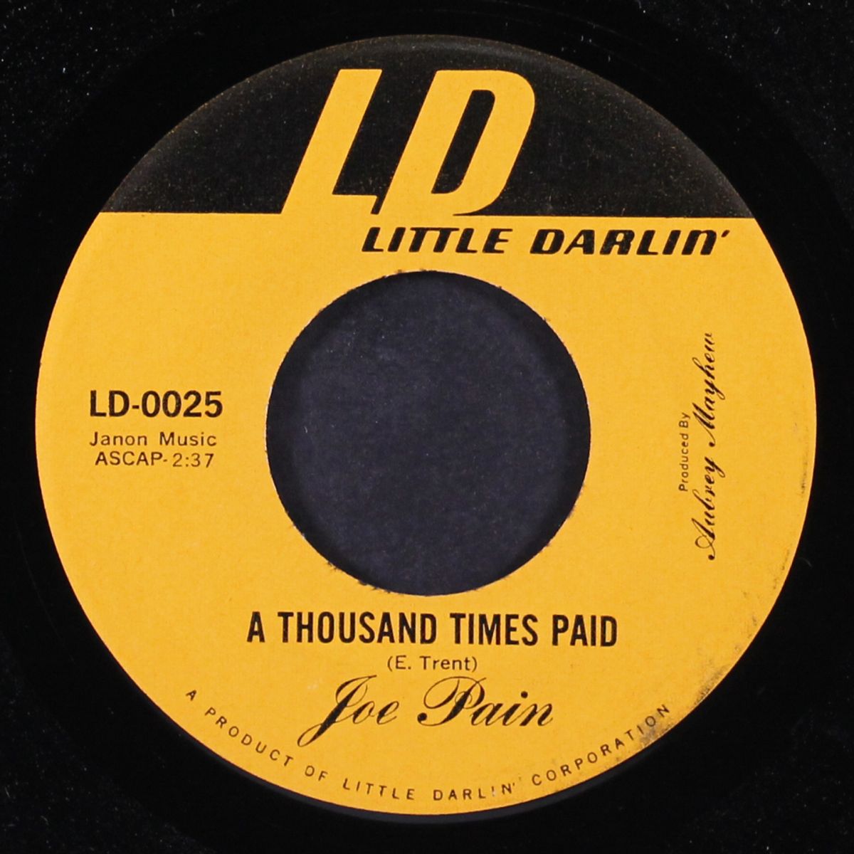 down at kelly's / a thousand times paid by JOE PAIN