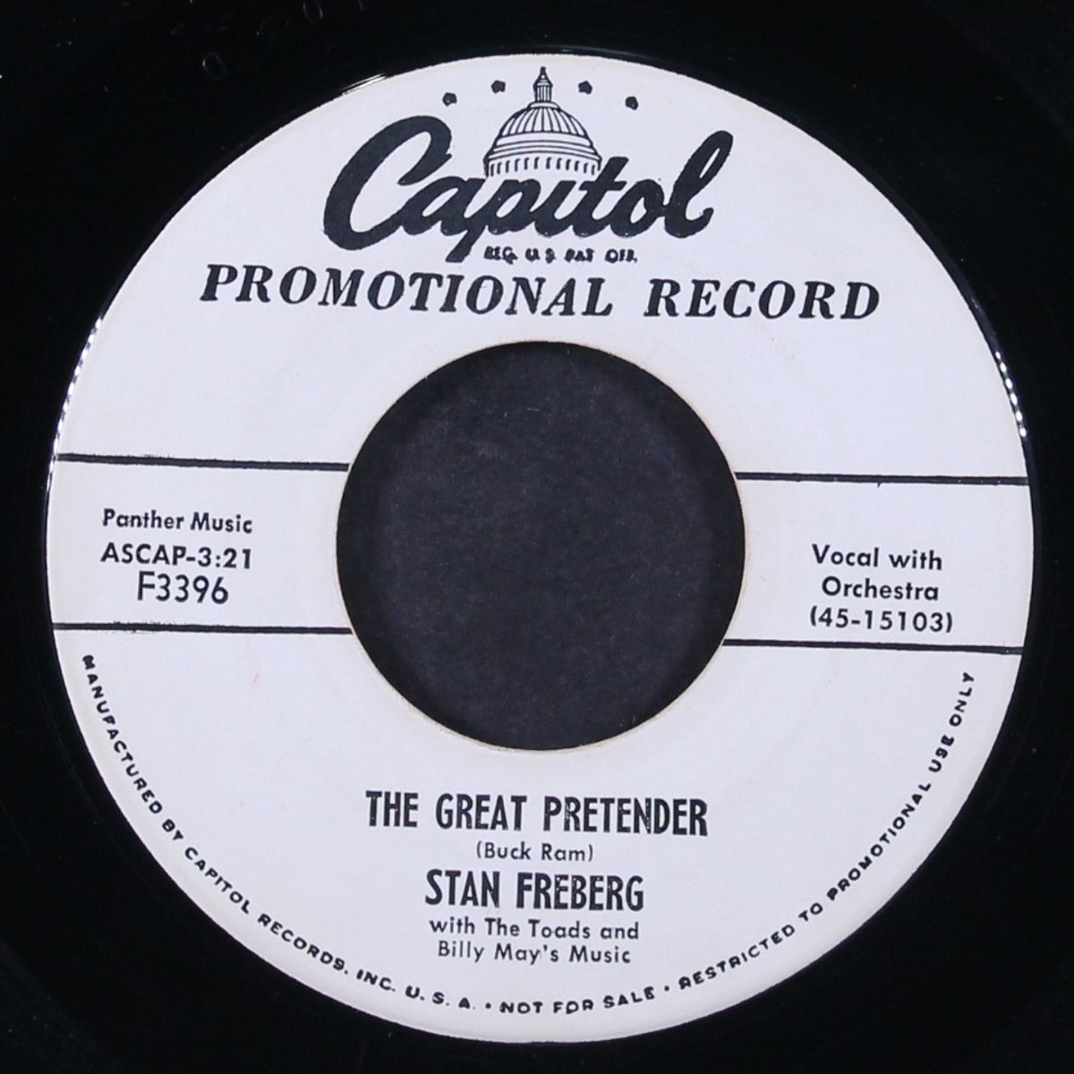 the great pretender / the quest for bridey hammerschlaugen by STAN FREBERG
