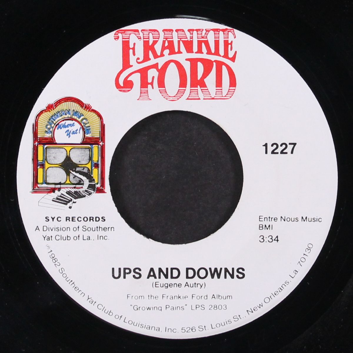 growing pains / ups and downs by FRANKIE FORD