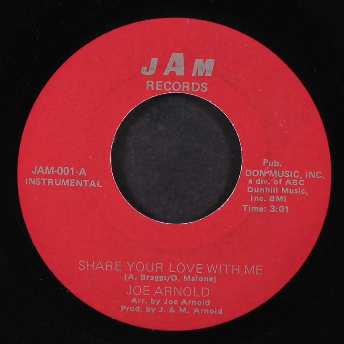 steppin' out / share your love with me by JOE ARNOLD