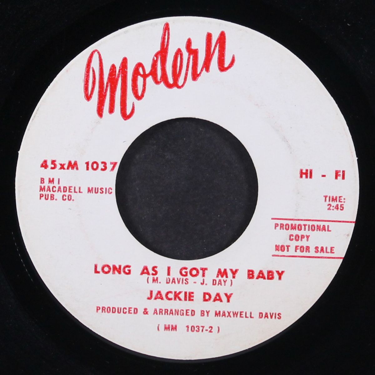 long as i got my baby / what kind of man are you? by JACKIE DAY