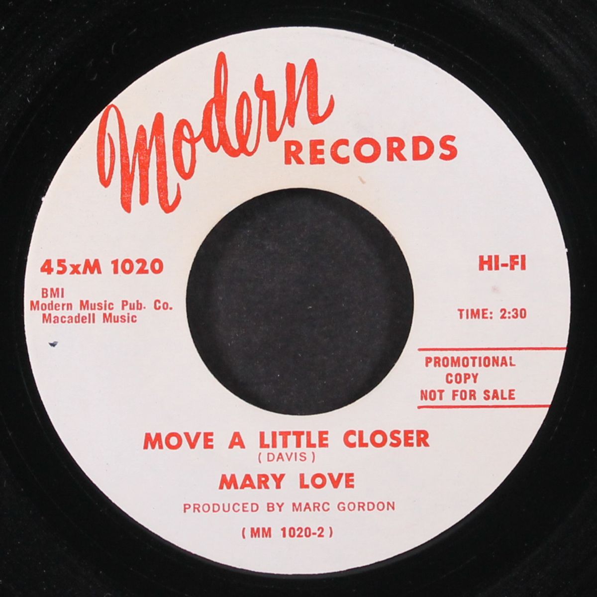 let me know / move a little closer by MARY LOVE