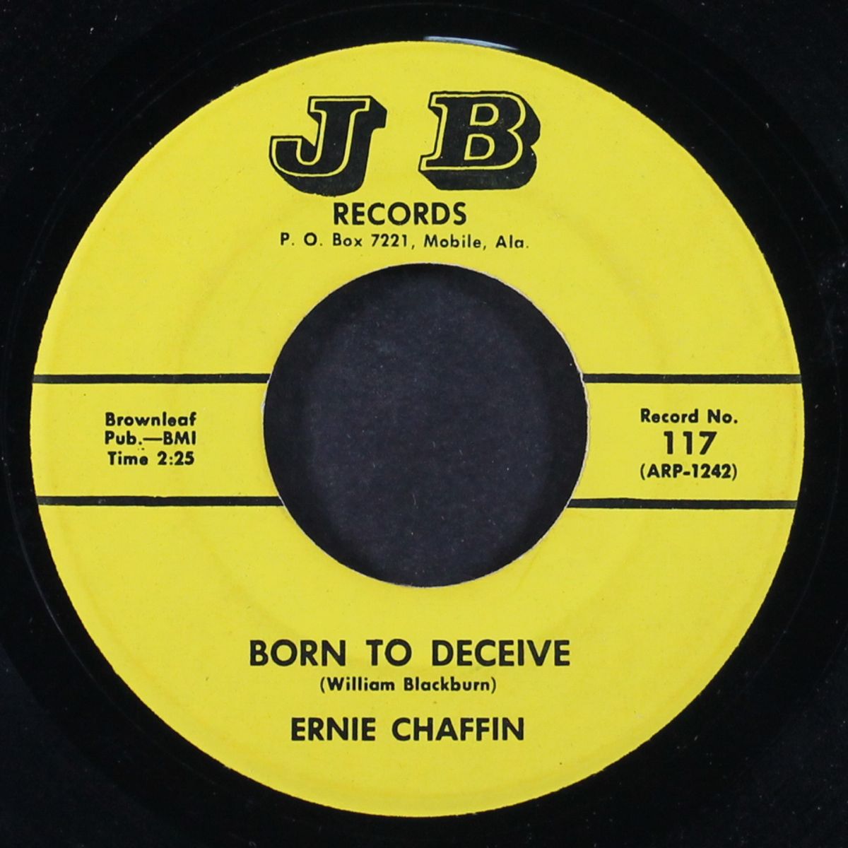 yes, i'm to blame / born to deceive by ERNIE CHAFFIN