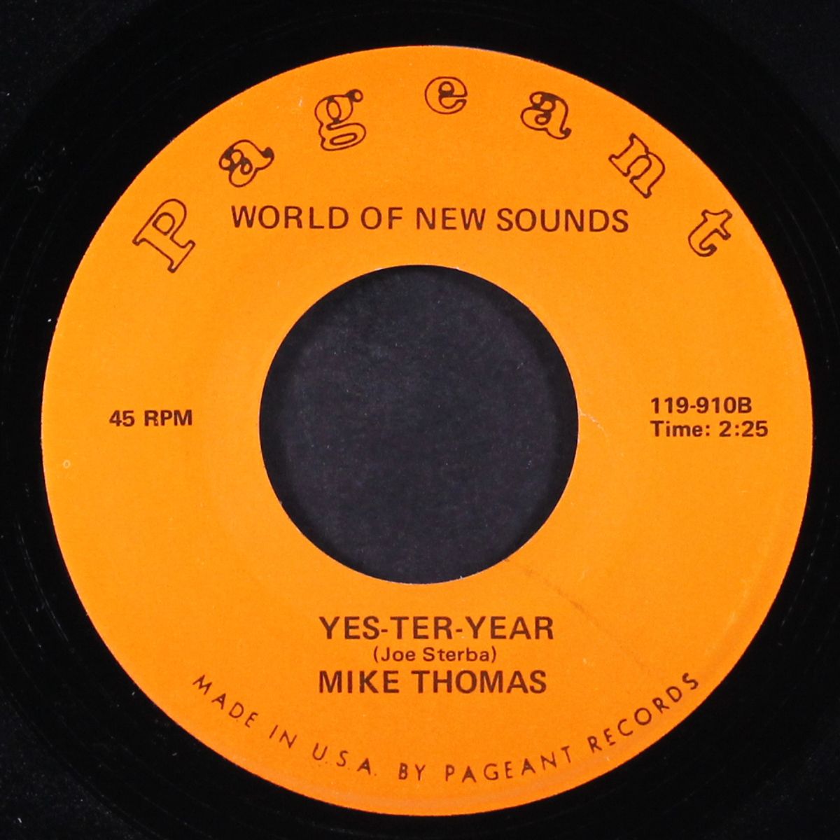 a friends silent gift / yes-ter-year by MIKE THOMAS