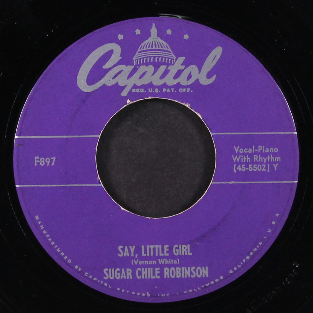 say, little girl / bouncing ball boogie by SUGAR CHILE ROBINSON