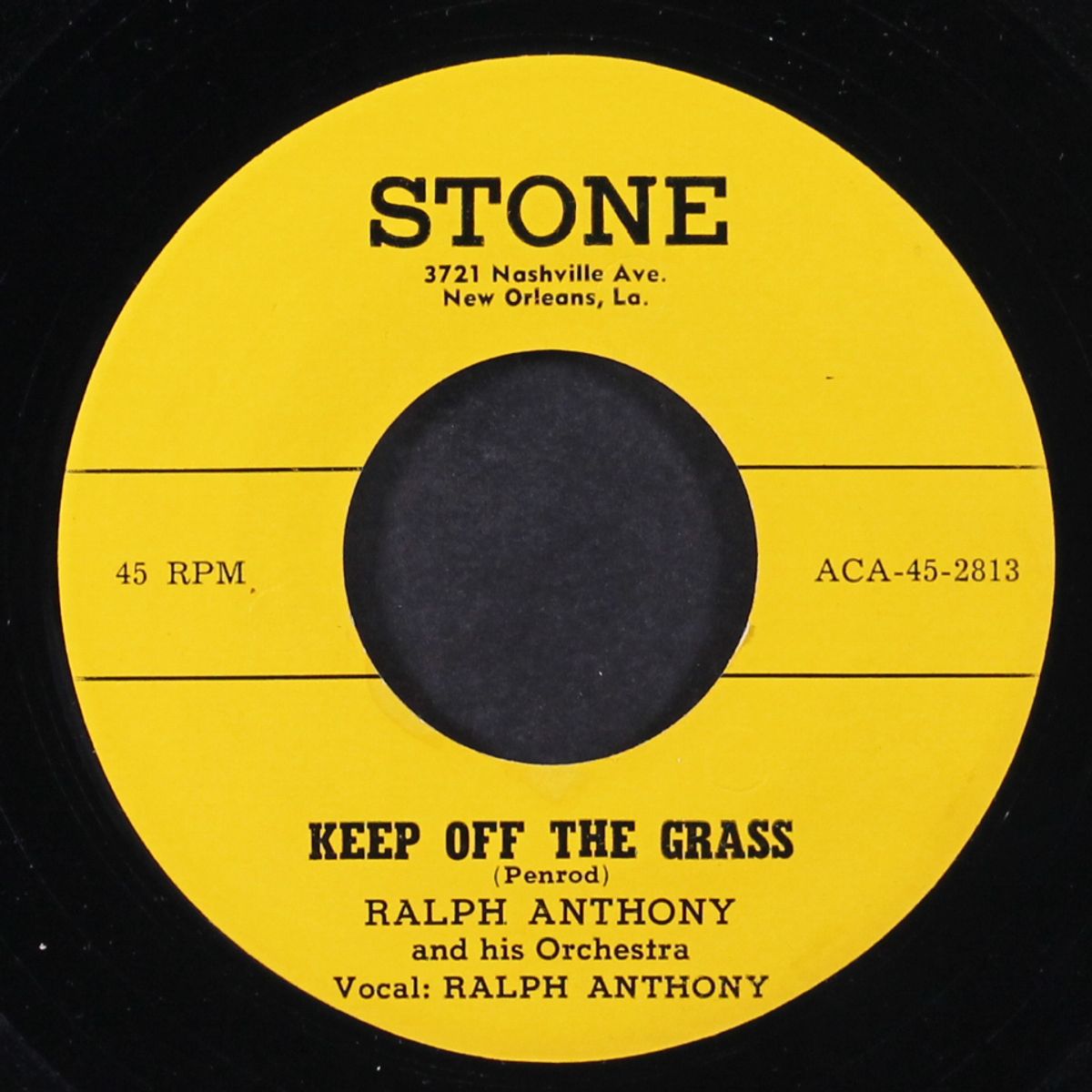 just you and me / keep off the grass by RALPH ANTHONY