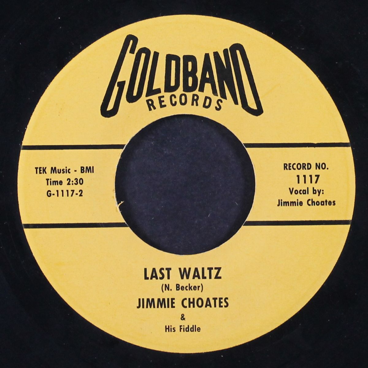 little petite / last waltz by JIMMIE CHOATES & FIDDLE