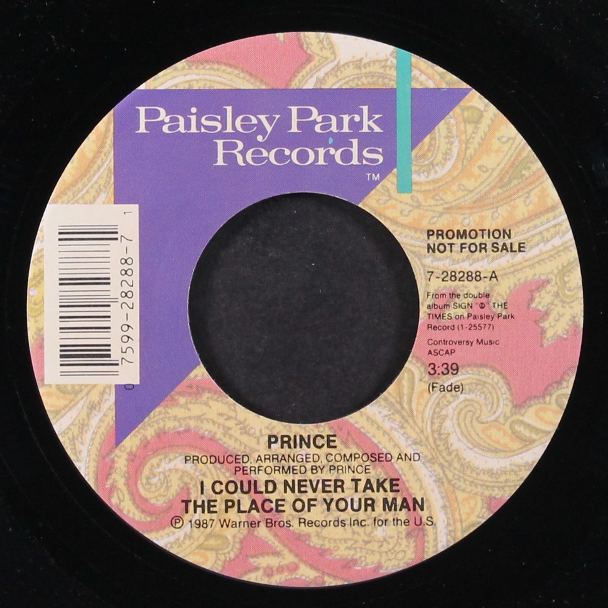 i could never take the place of your man / same by PRINCE