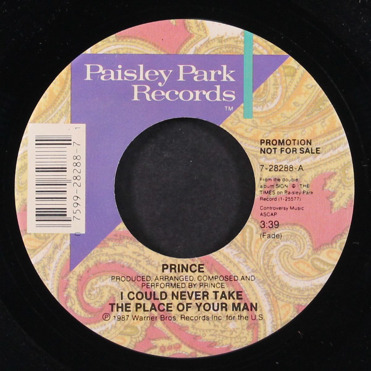 i could never take the place of your man / same by PRINCE