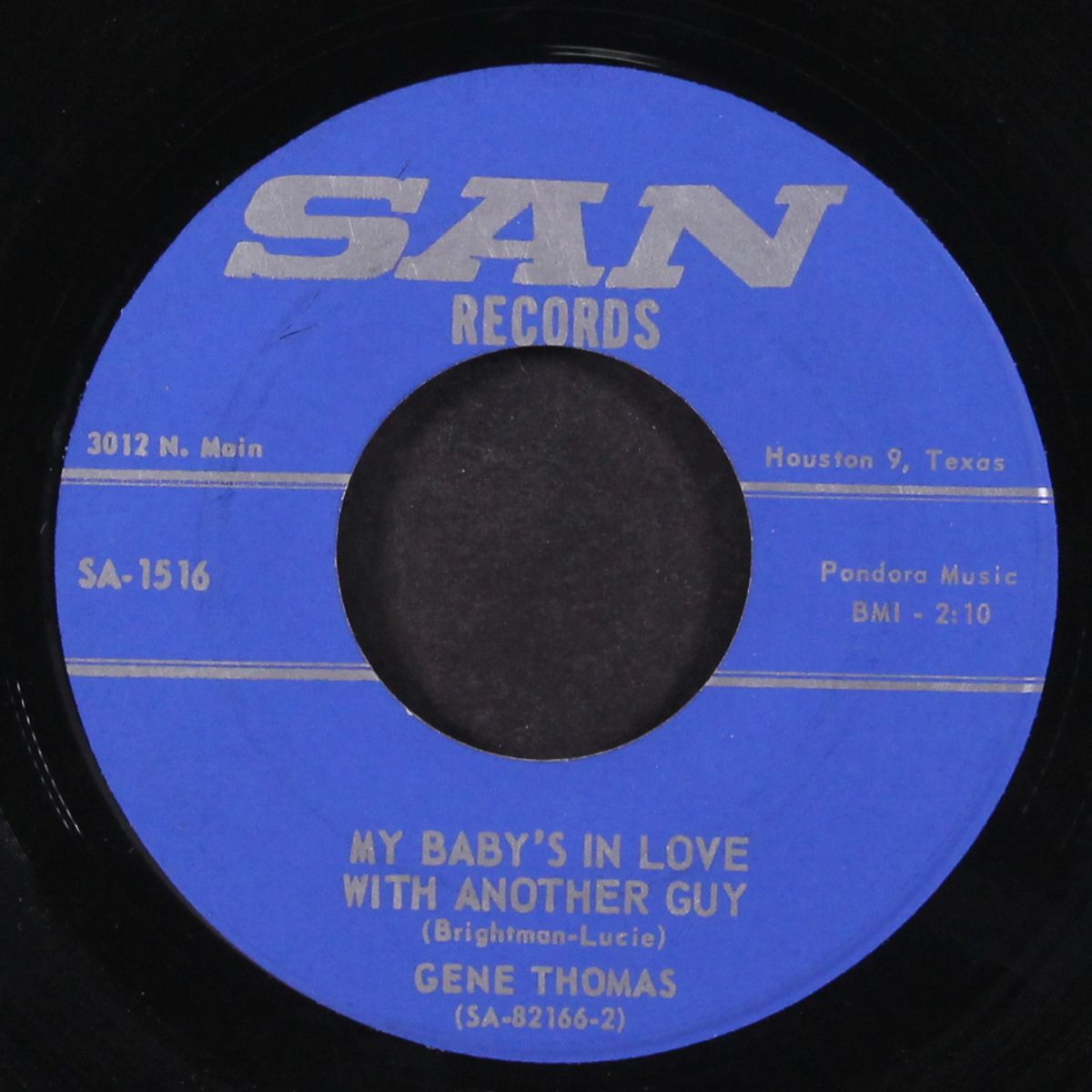 it hurts / my baby's in love with another guy by GENE THOMAS