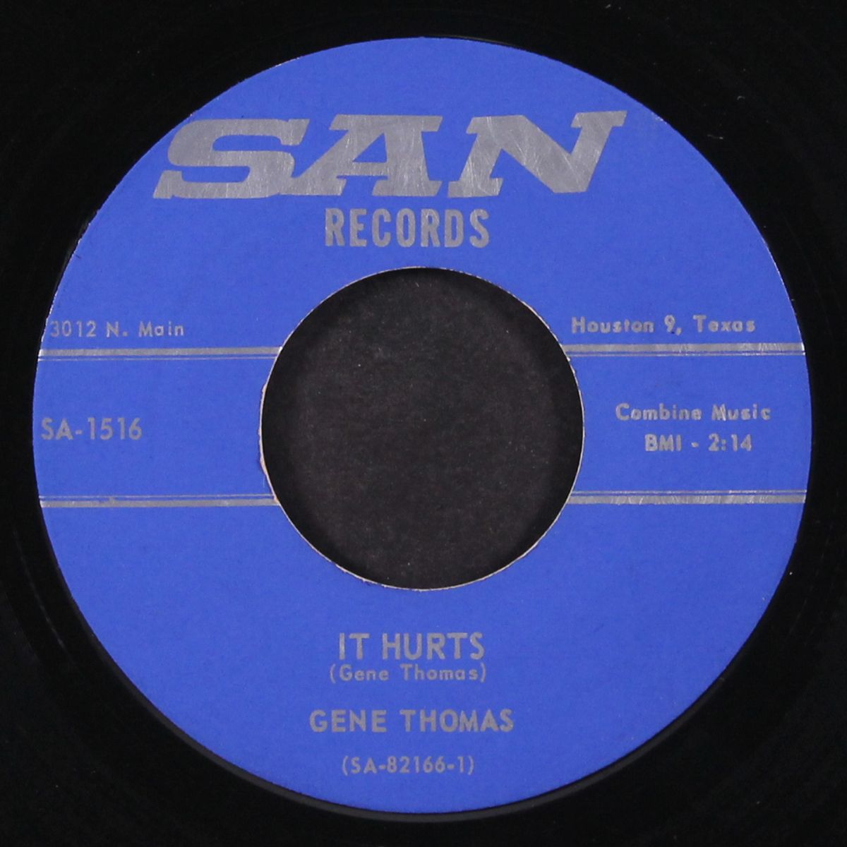 it hurts / my baby's in love with another guy by GENE THOMAS