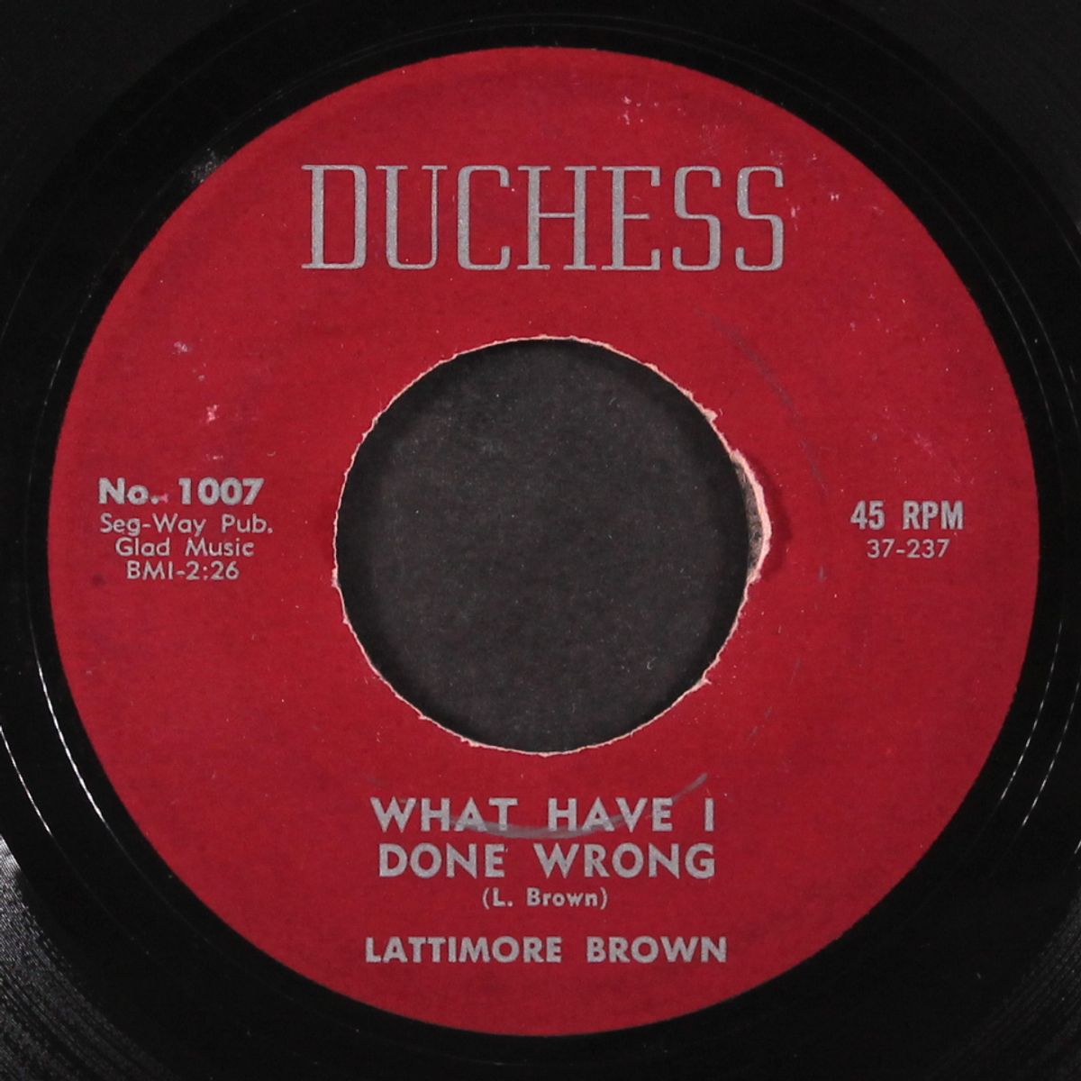 what have i done wrong / only i can tell the story by LATTIMORE BROWN