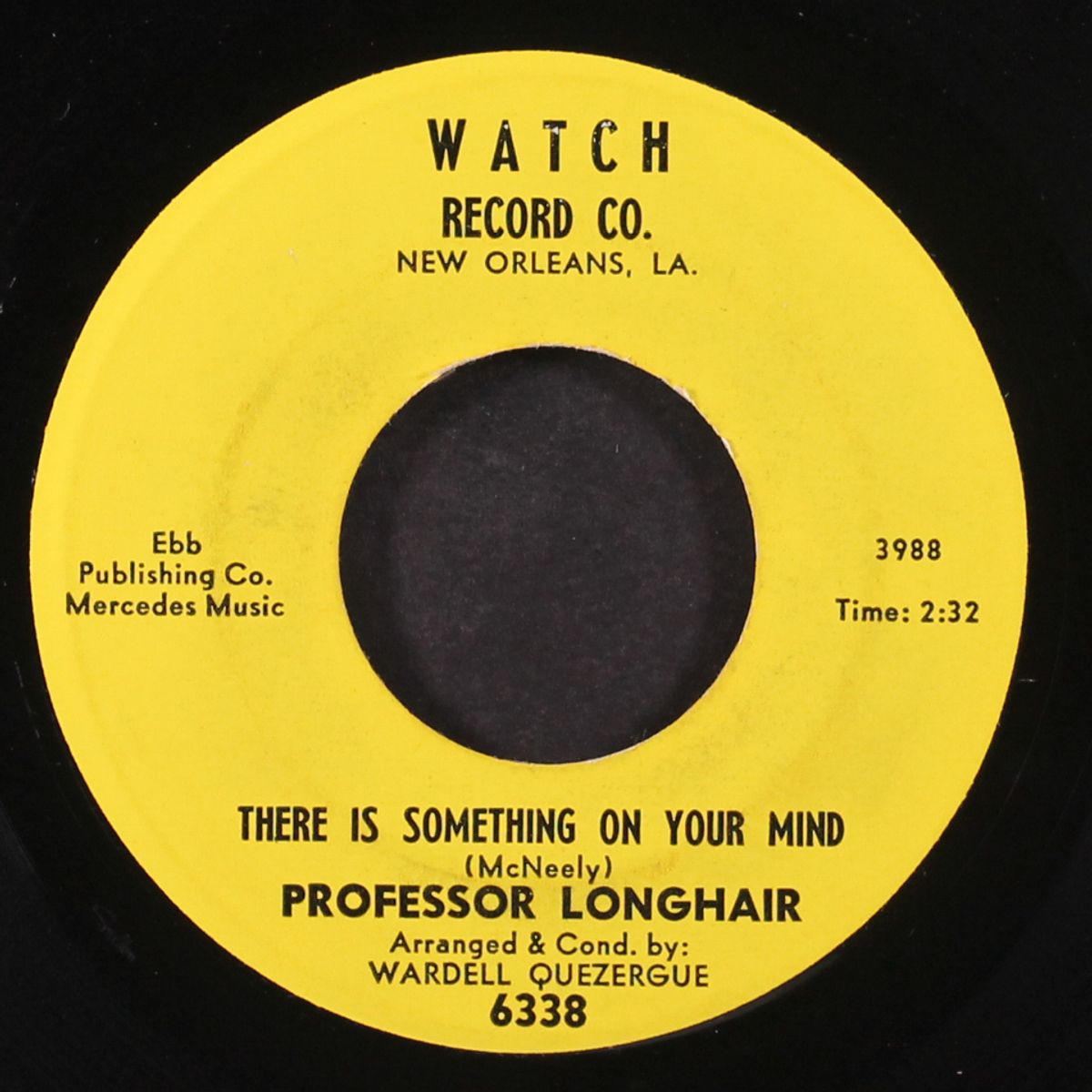 bald head / there is something on your mind by PROFESSOR LONGHAIR