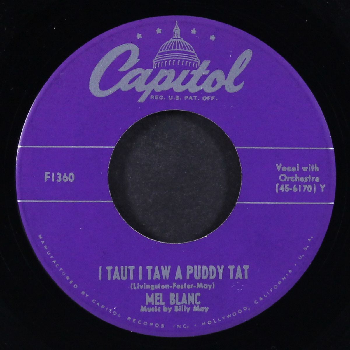 i taut i taw a puddy tat / yosemite sam by MEL BLANC