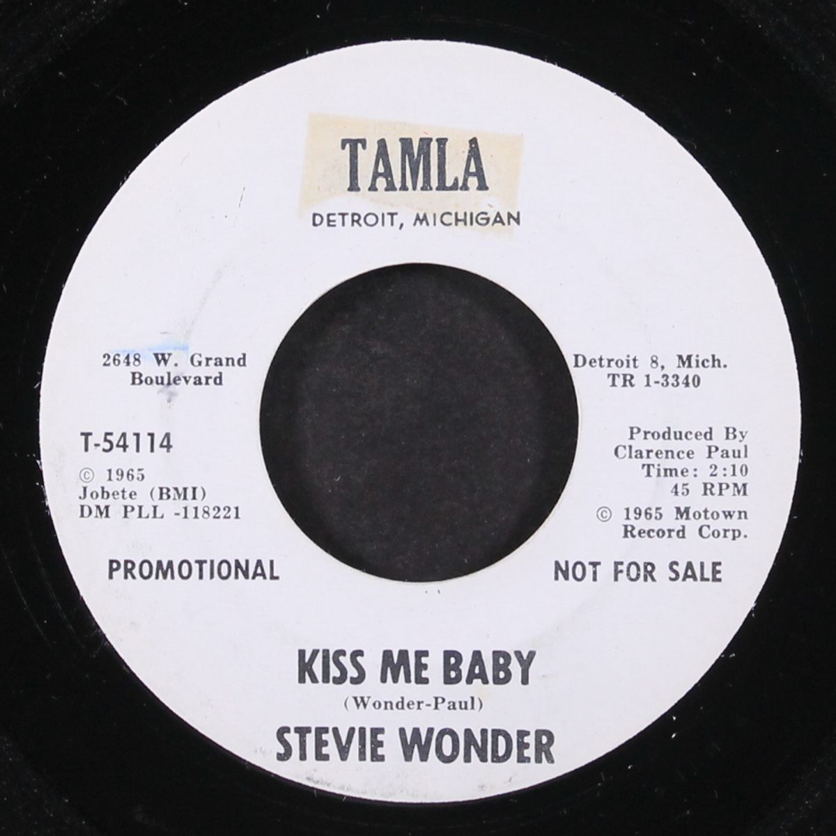 tears in vain / kiss me baby by STEVIE WONDER