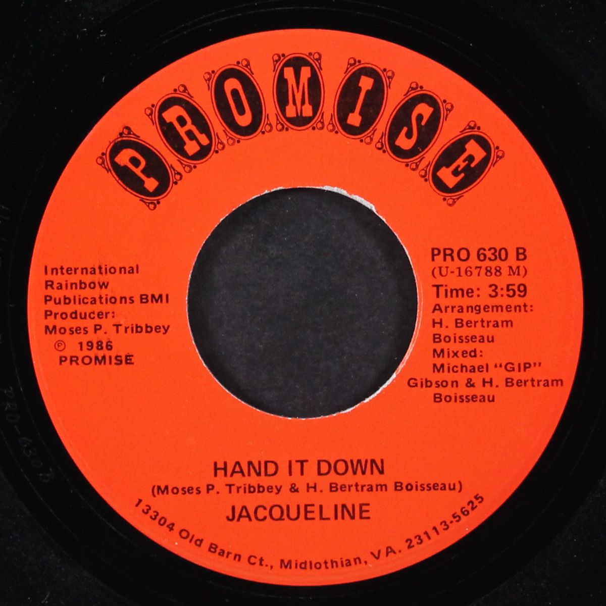 paradise / hand it down by JACQUELINE