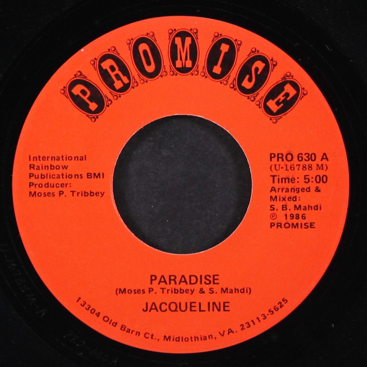 paradise / hand it down by JACQUELINE