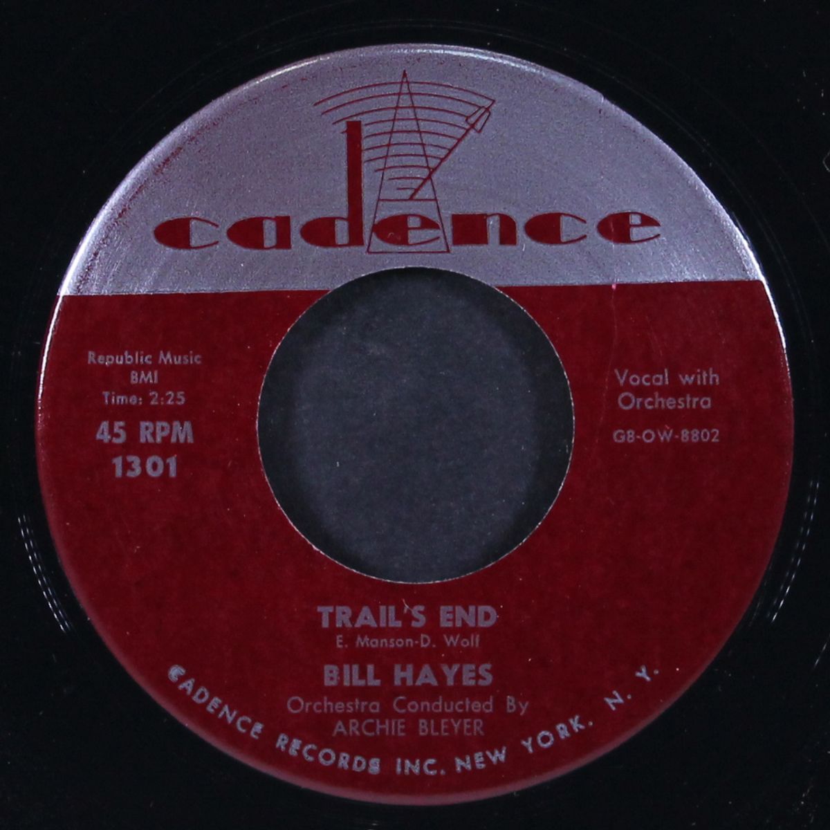 message from james dean / trail's end by BILL HAYES