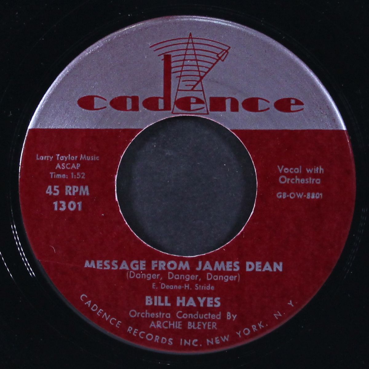 message from james dean / trail's end by BILL HAYES