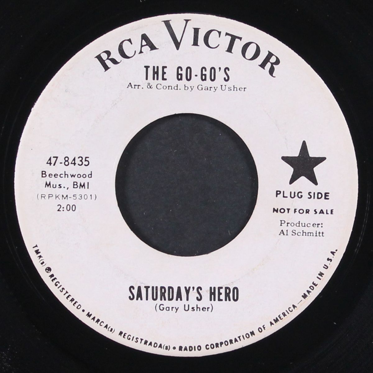 saturday's hero / wild one by GO-GO'S