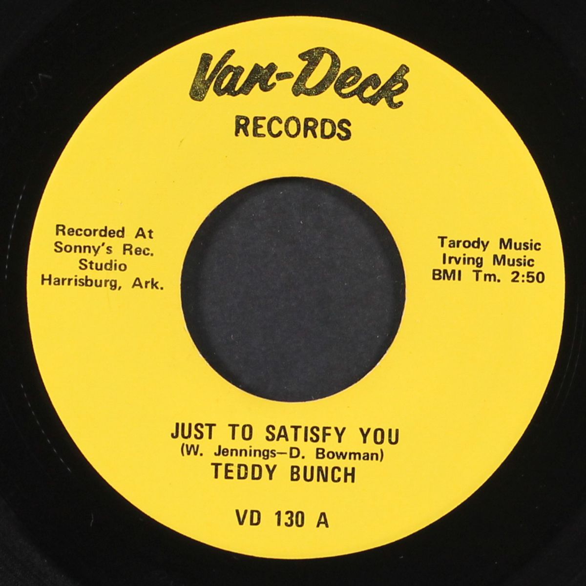 just to satisfy you / whispering pines by TEDDY BUNCH
