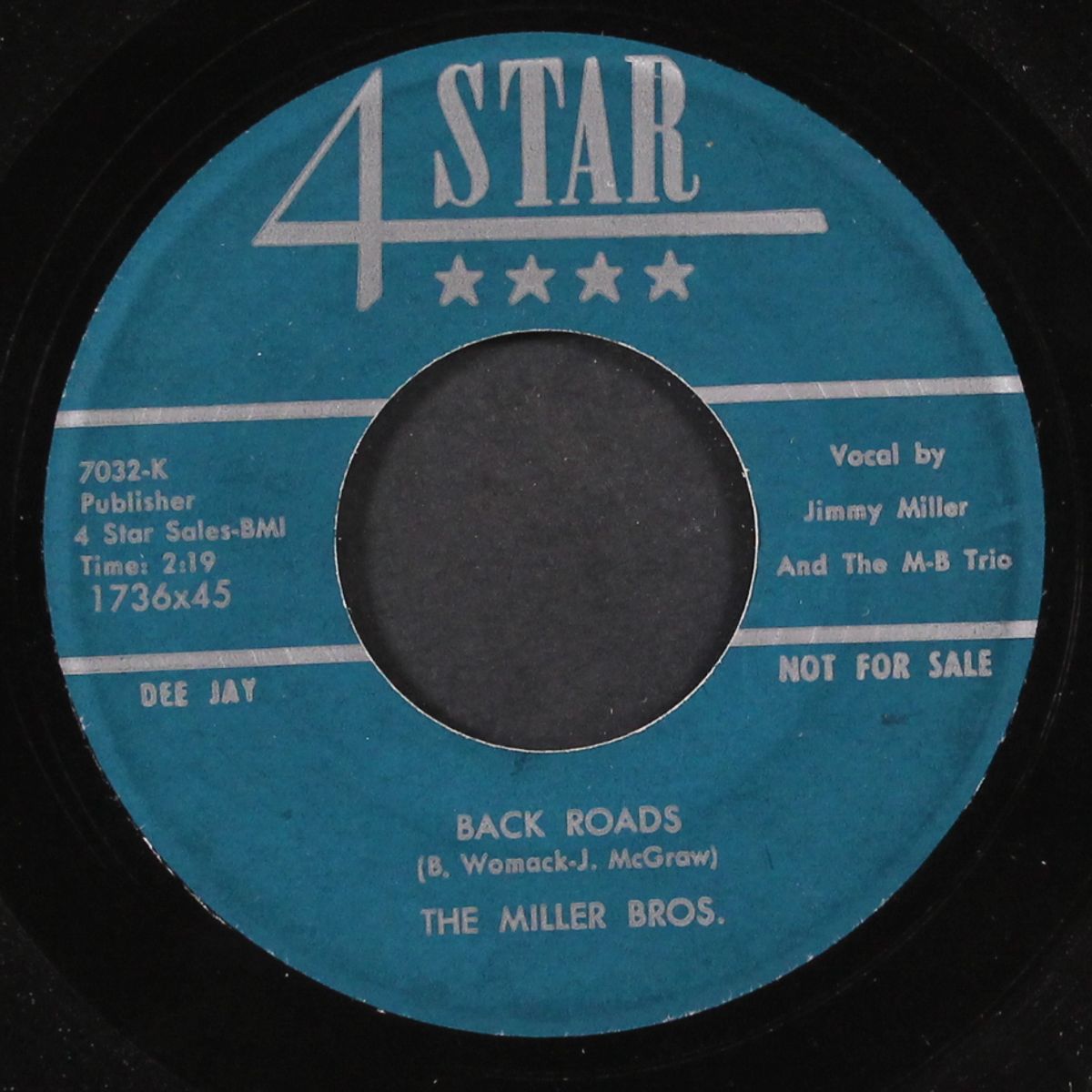 i wana be free / back roads by MILLER BROTHERS