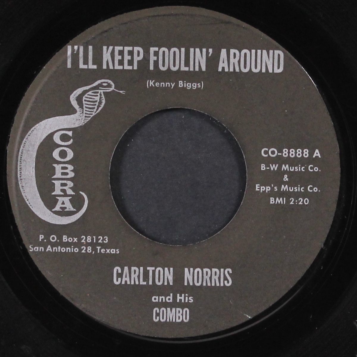 it'll be a cold day / i'll keep foolin' around by CARLTON NORRIS